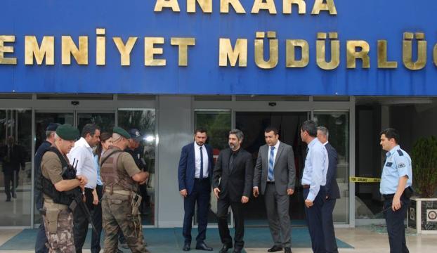 Necati Şaşmazın 15 Temmuz 2016 sonrası Ankara Emniyet Müdürlüğünü ziyareti