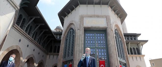 Cumhurbaşkanı Erdoğan: Taksim Camimiz, İstanbulun sembolleri arasındaki seçkin yerini şimdiden almıştır